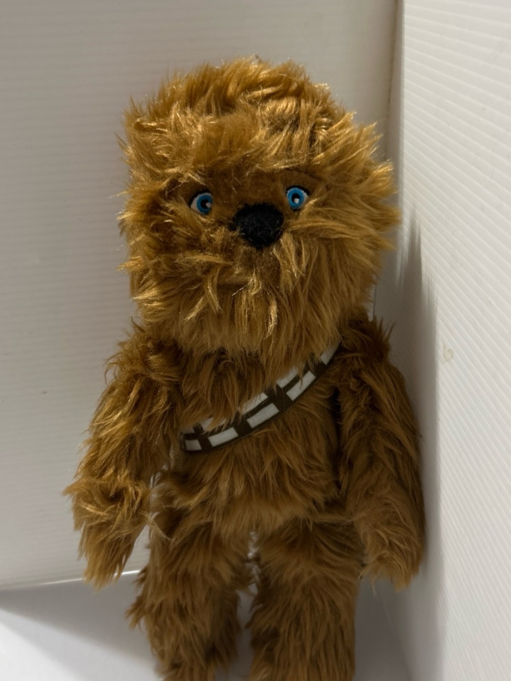 Star Wars Chewbacca Plush Toy Brown with Blue Eyes